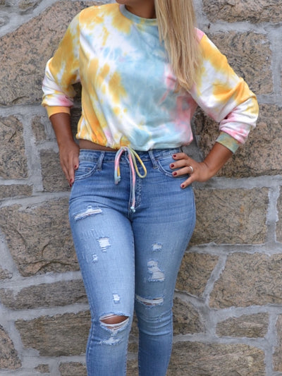 tie dye sweater