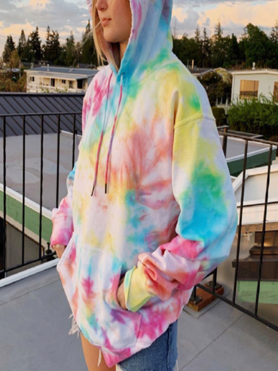 tie dye sweatshirt